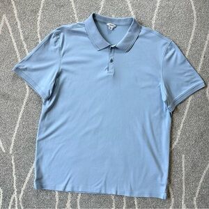 Calvin Klein Light Blue Classic Cotton Polo Shirt